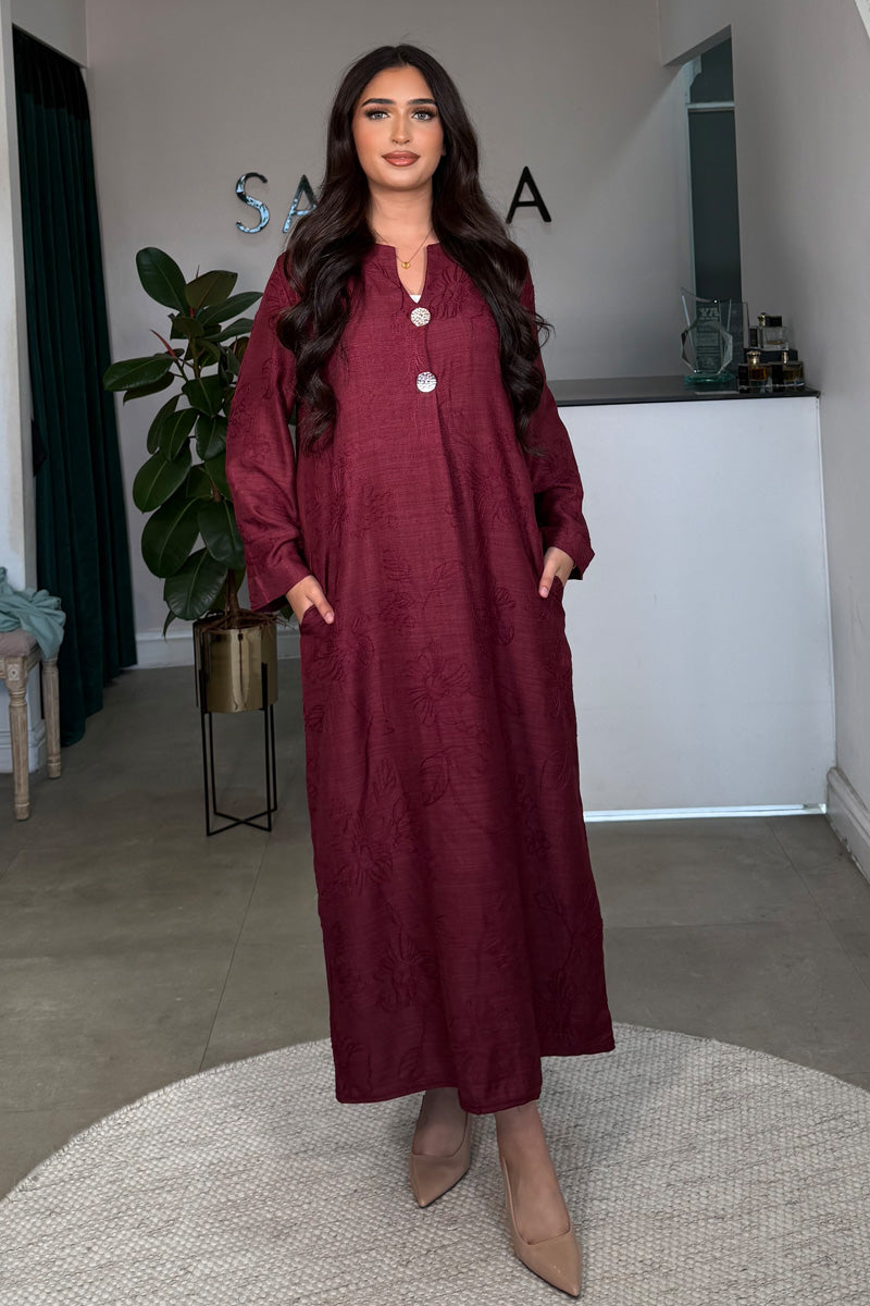 VAANI GOLD BUTTON MAXI