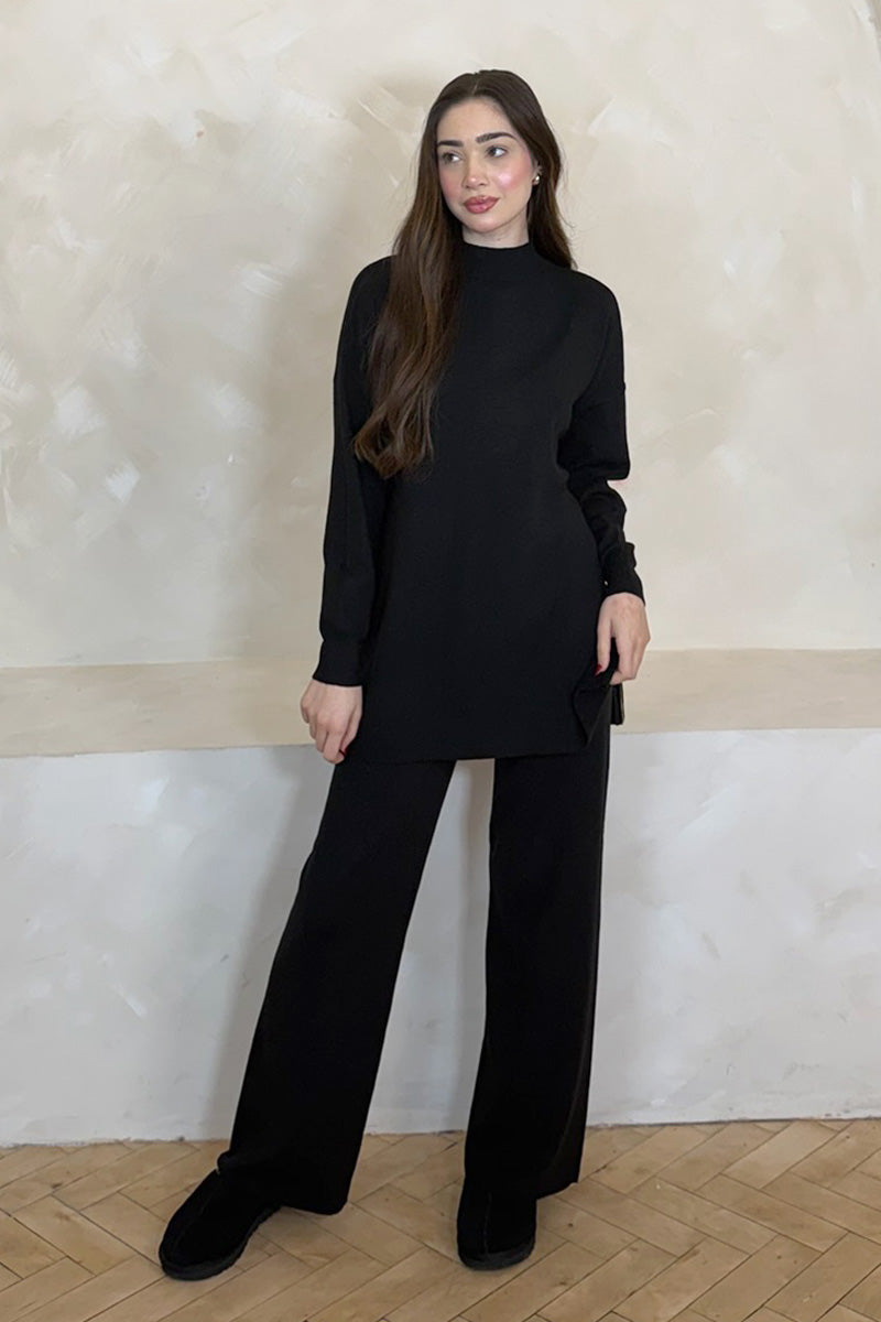 AMELLE COORD SET BLACK