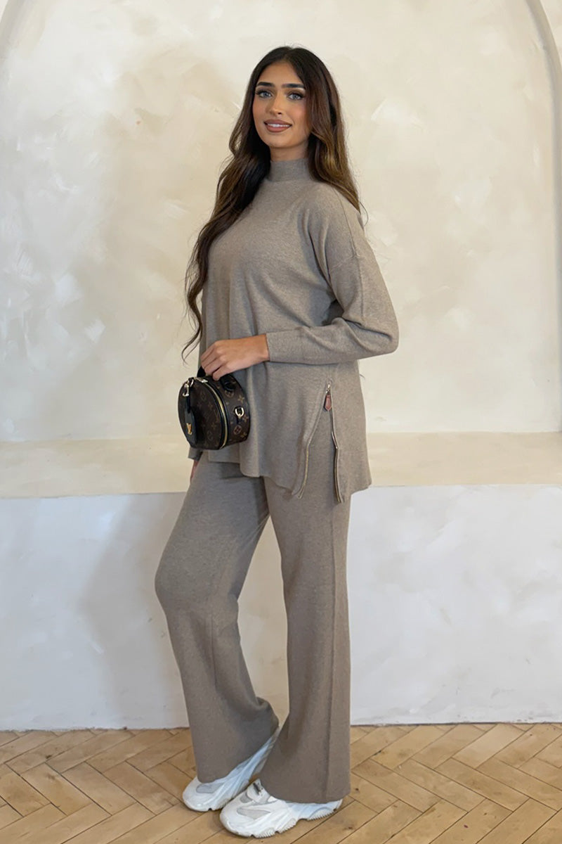 AMELLE COORD SET TAUPE