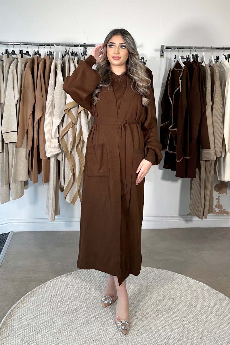 ALASKA TWO-PIECE SET BROWN