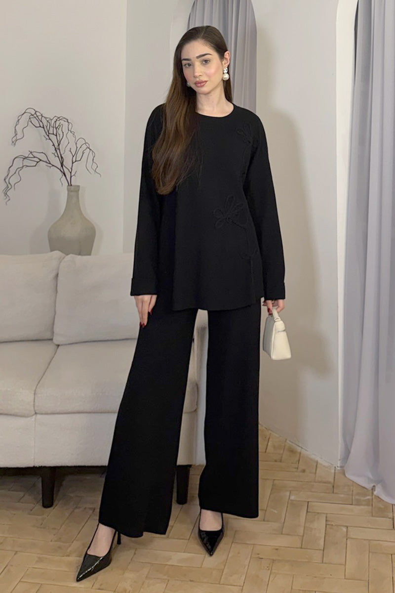 ELODIE COORD SET BLACK
