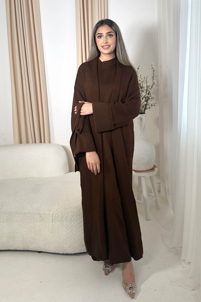 HAMASSA TWO-PIECE SET BROWN