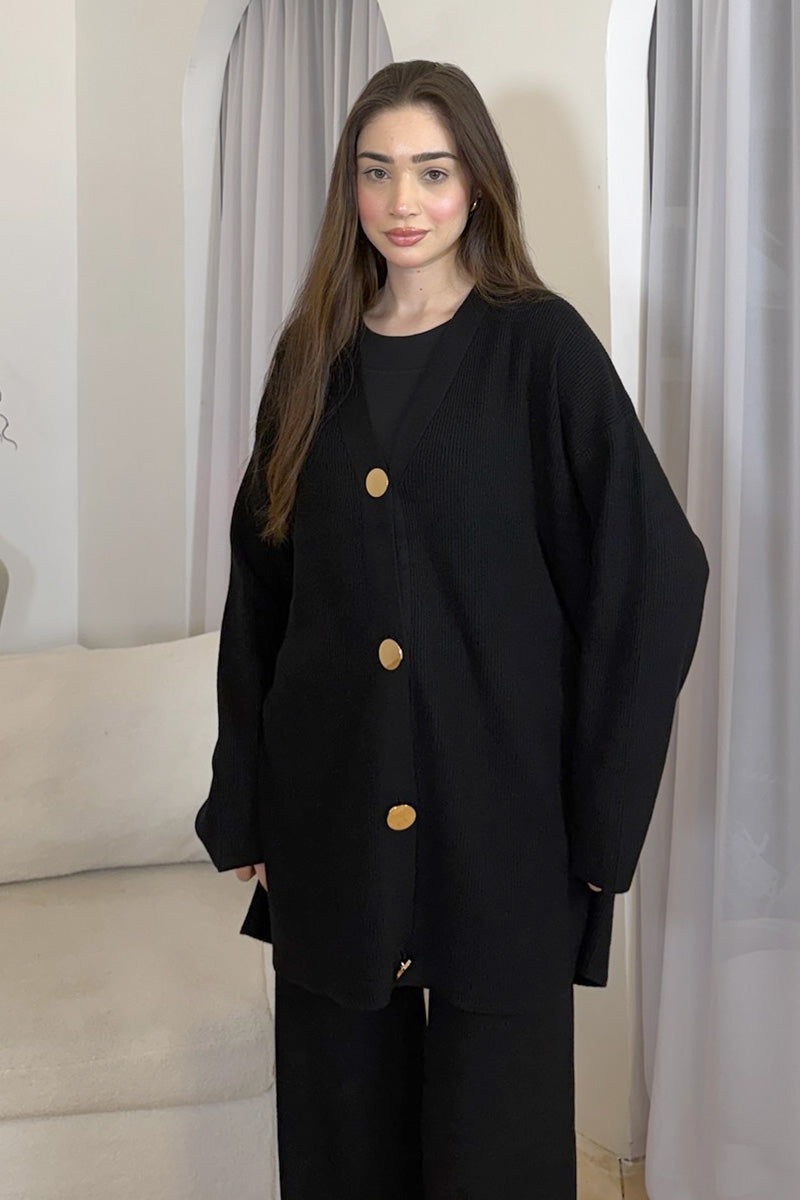 ROWENA COORD SET BLACK