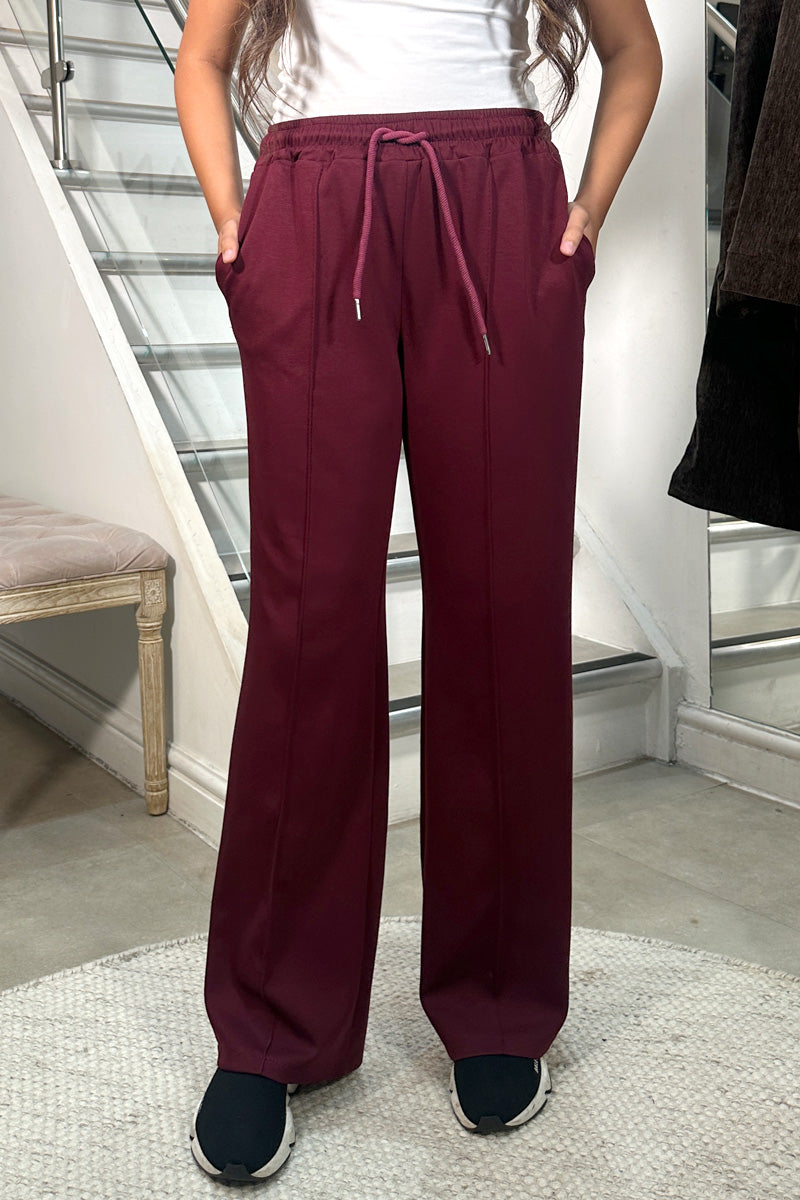 NAYA JOGGERS BURGUNDY