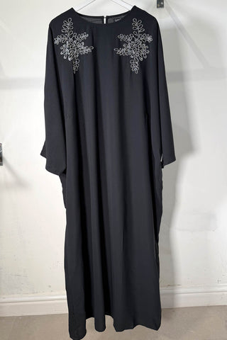 AMIRA LACE ABAYA POWDER PINK