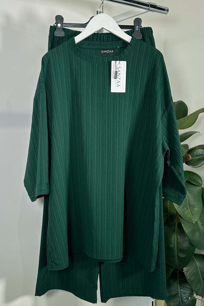 KAYLA TEXTURED COORD GREEN