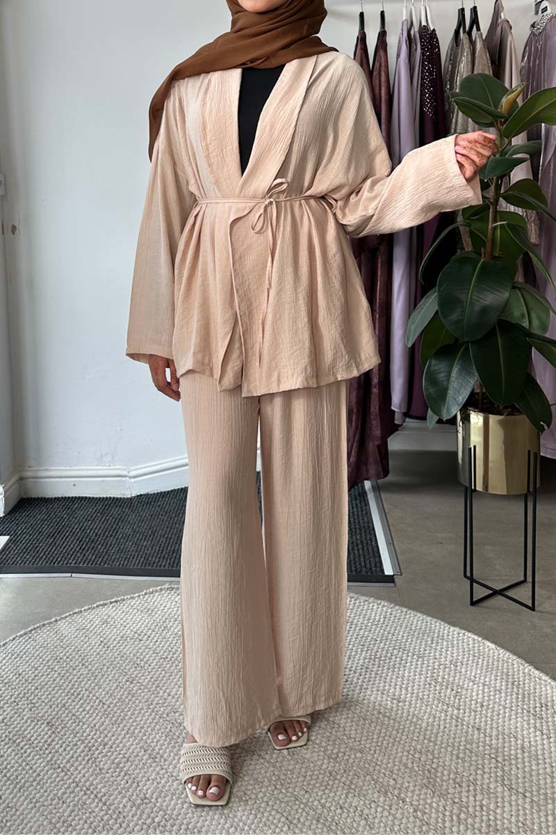 LEILA TWO PIECE COORD Cream