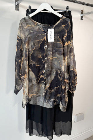 AVINA ABSTRACT COORD BLACK