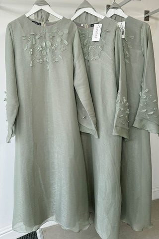 MARBLE KAFTAN GREEN