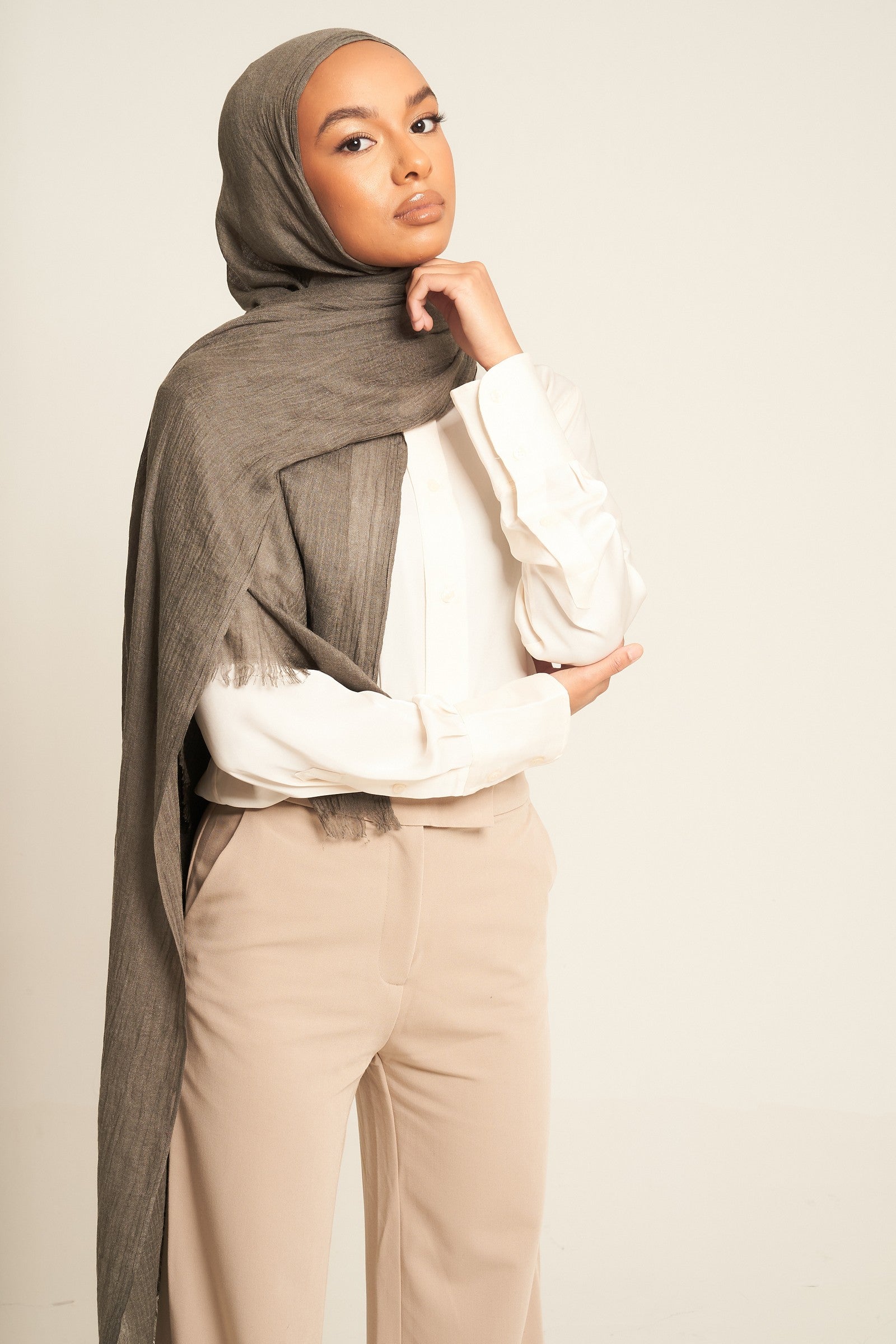 Deep Basil | Luxury Cotton Modal Hijab