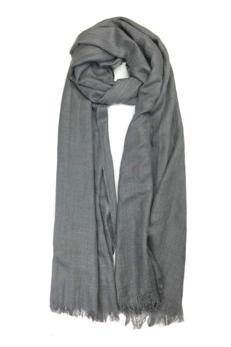 Grey | Luxury Cotton Modal Hijab