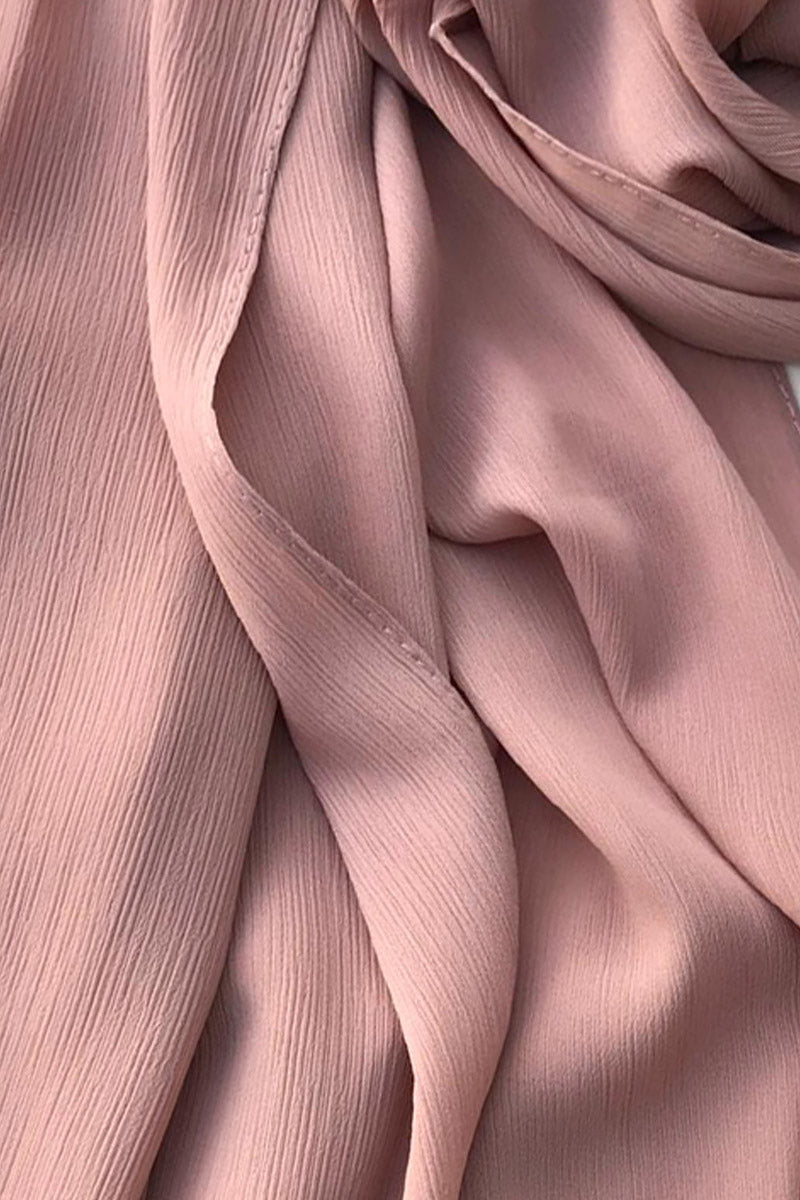 Light mink - Crinkle Chiffon Hijab