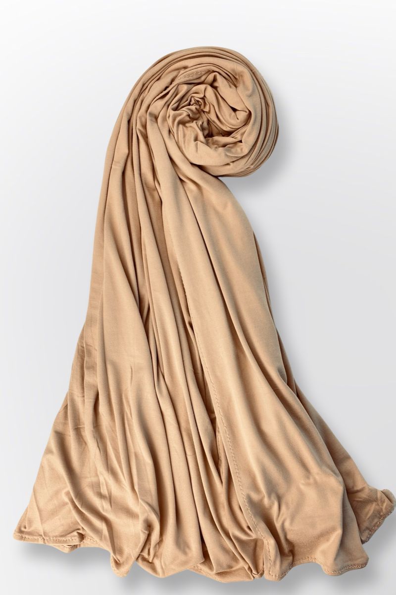 Beige Maxi Jersey Hijab
