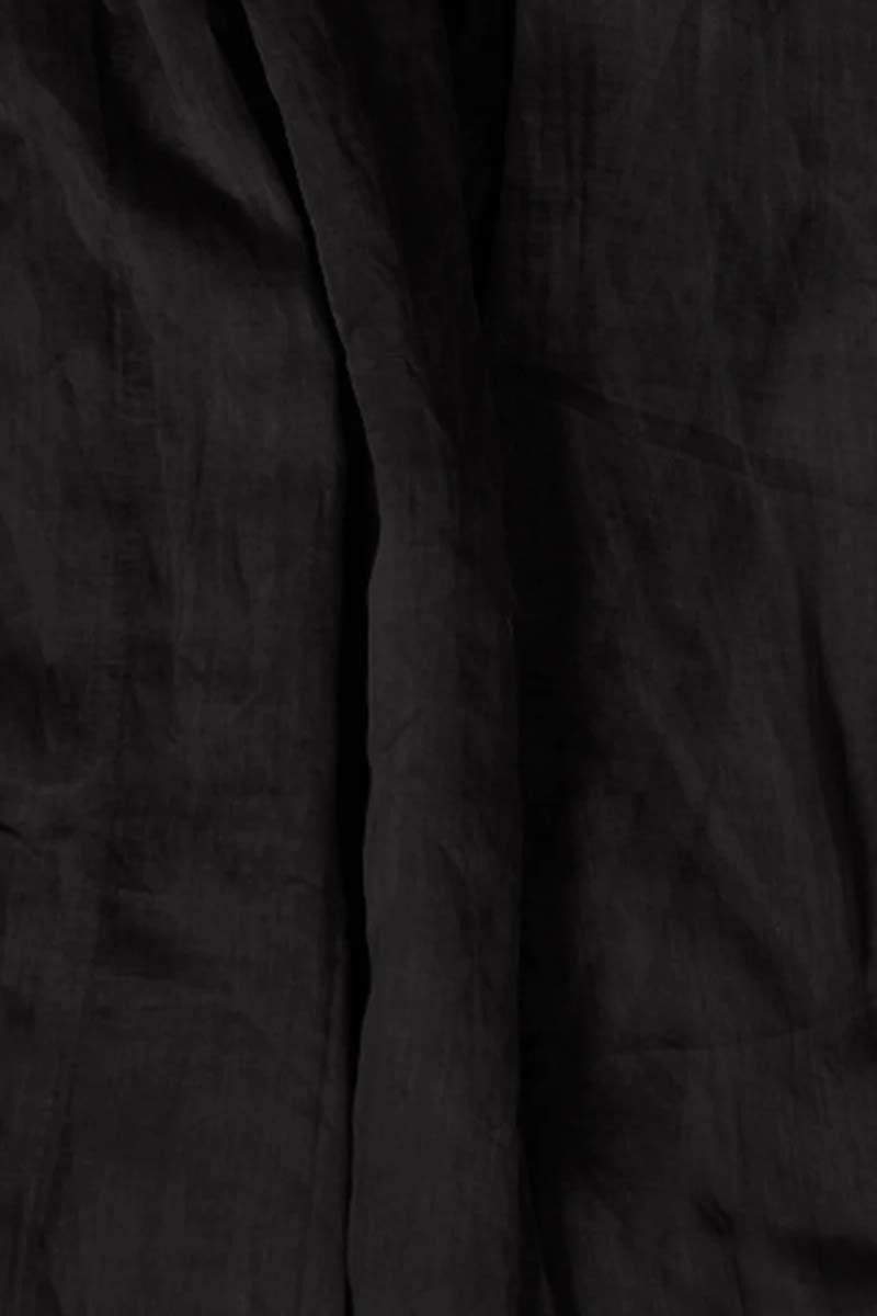 Black Cotton Mix Hijab