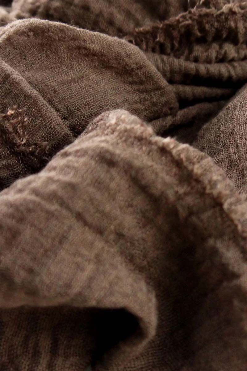 Chocolate Cotton Crinkle Hijab