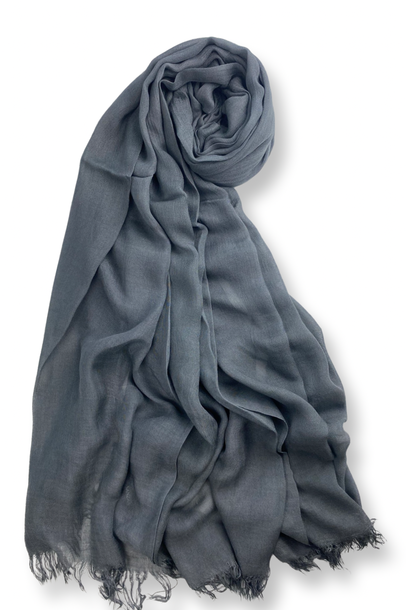 Steel Grey | Deluxe Smooth HIJAB