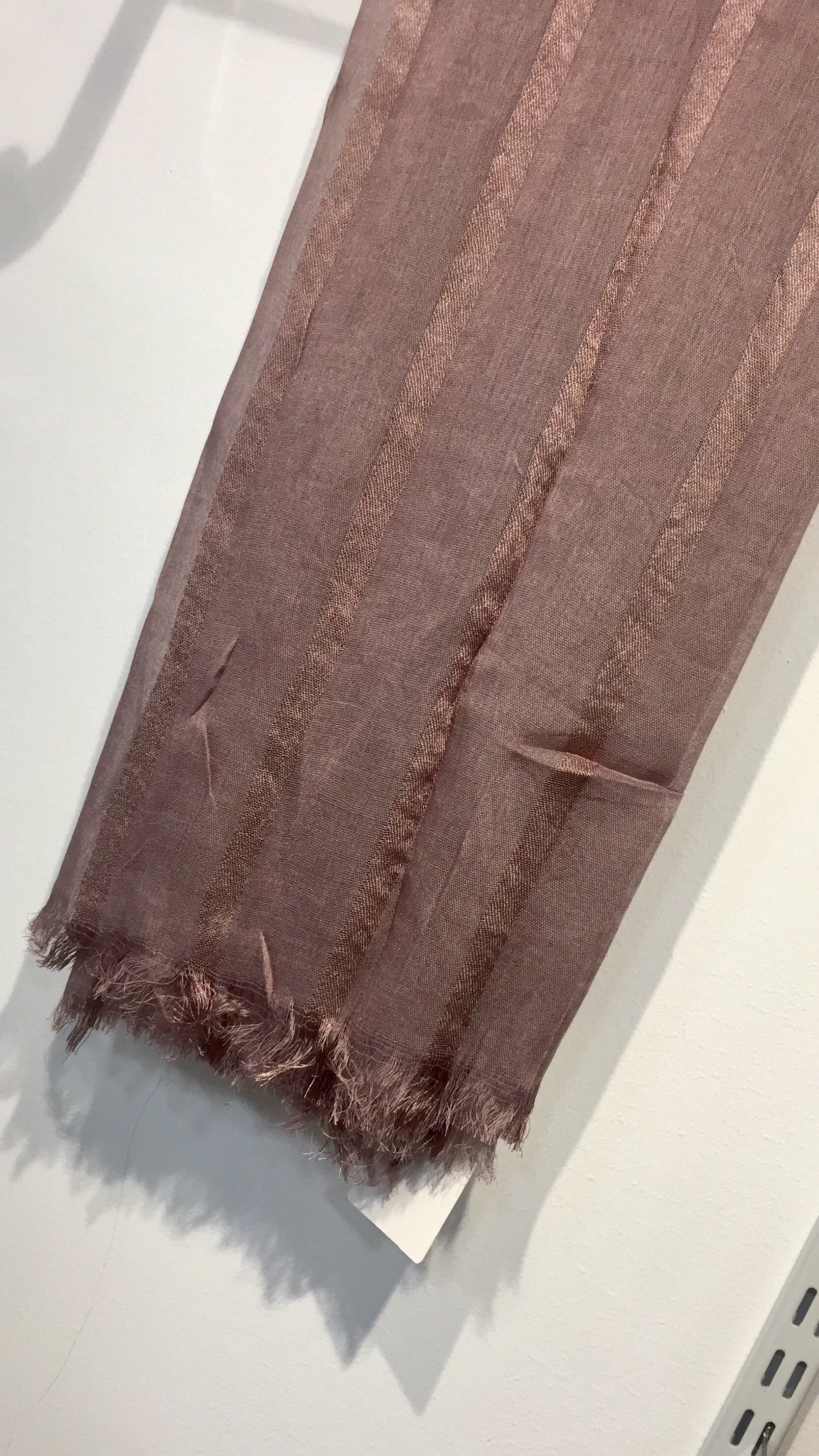Soft mink with stripe detail