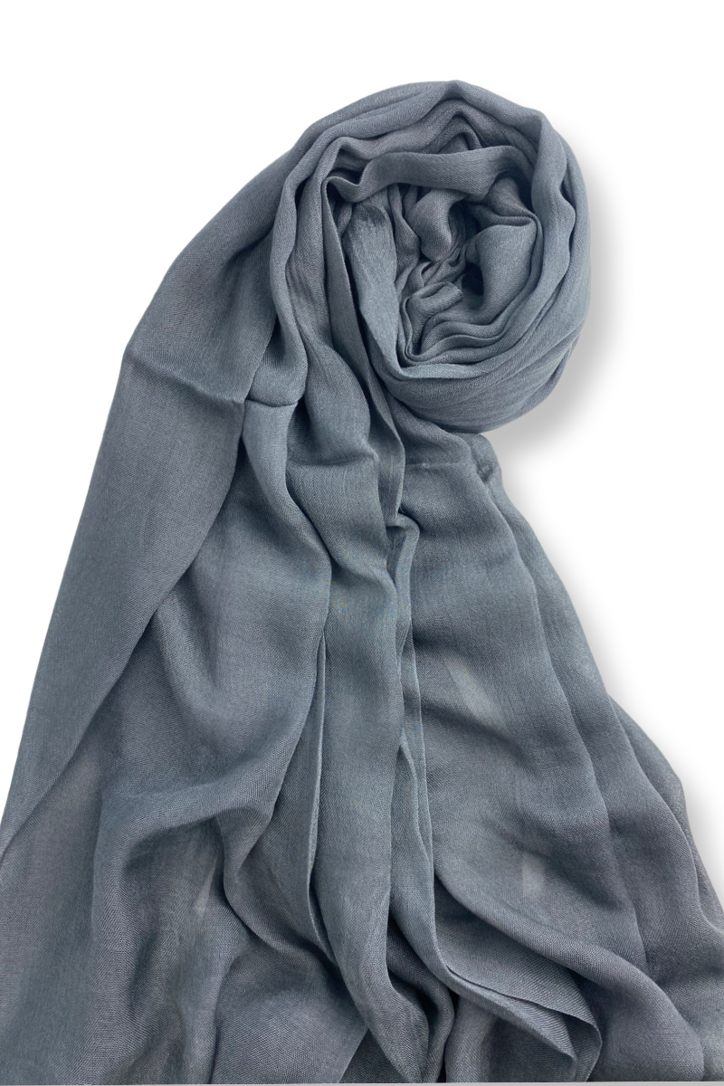 Steel Grey | Deluxe Smooth HIJAB