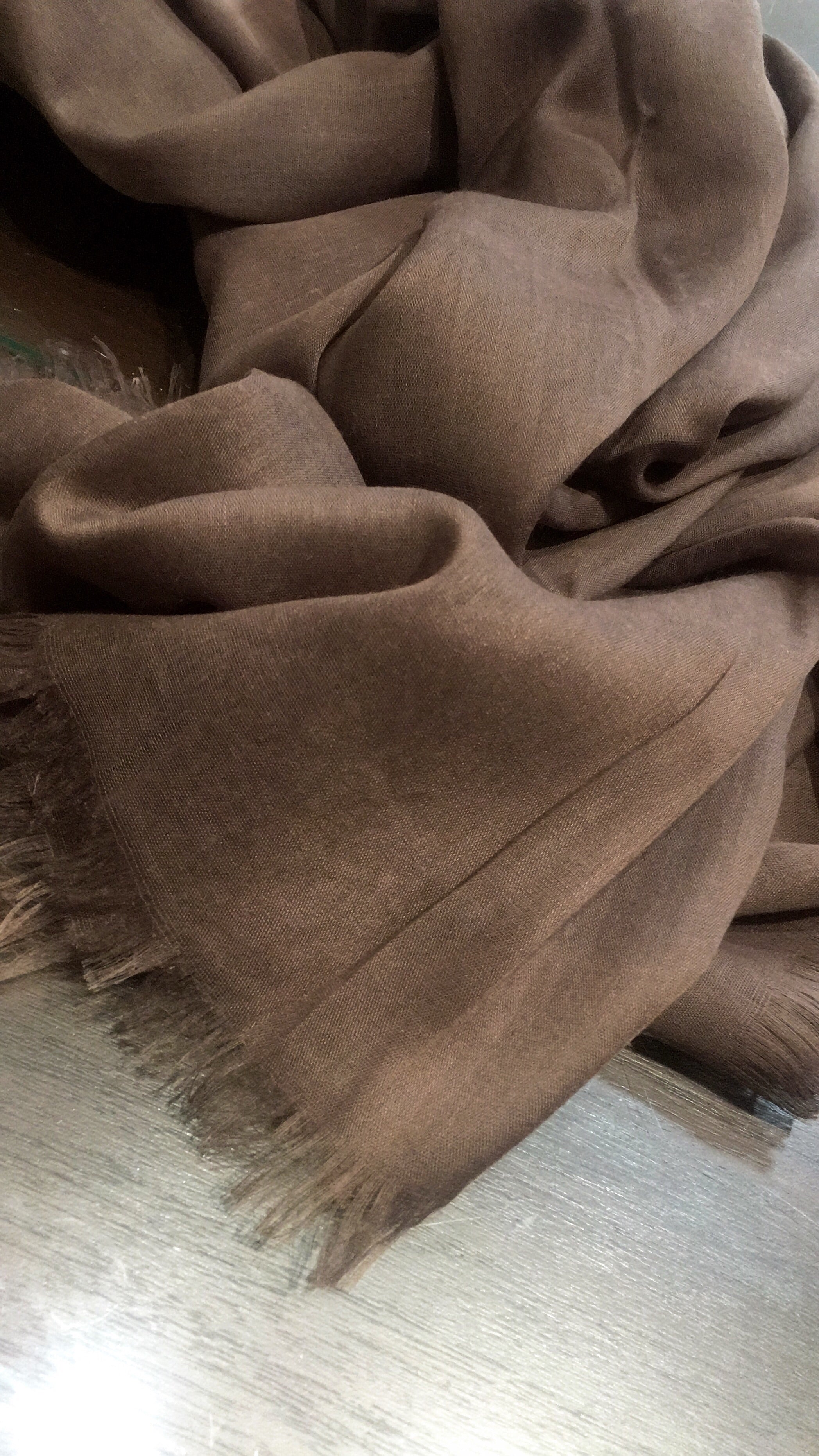 Rich Coffee Cotton Mix hijab