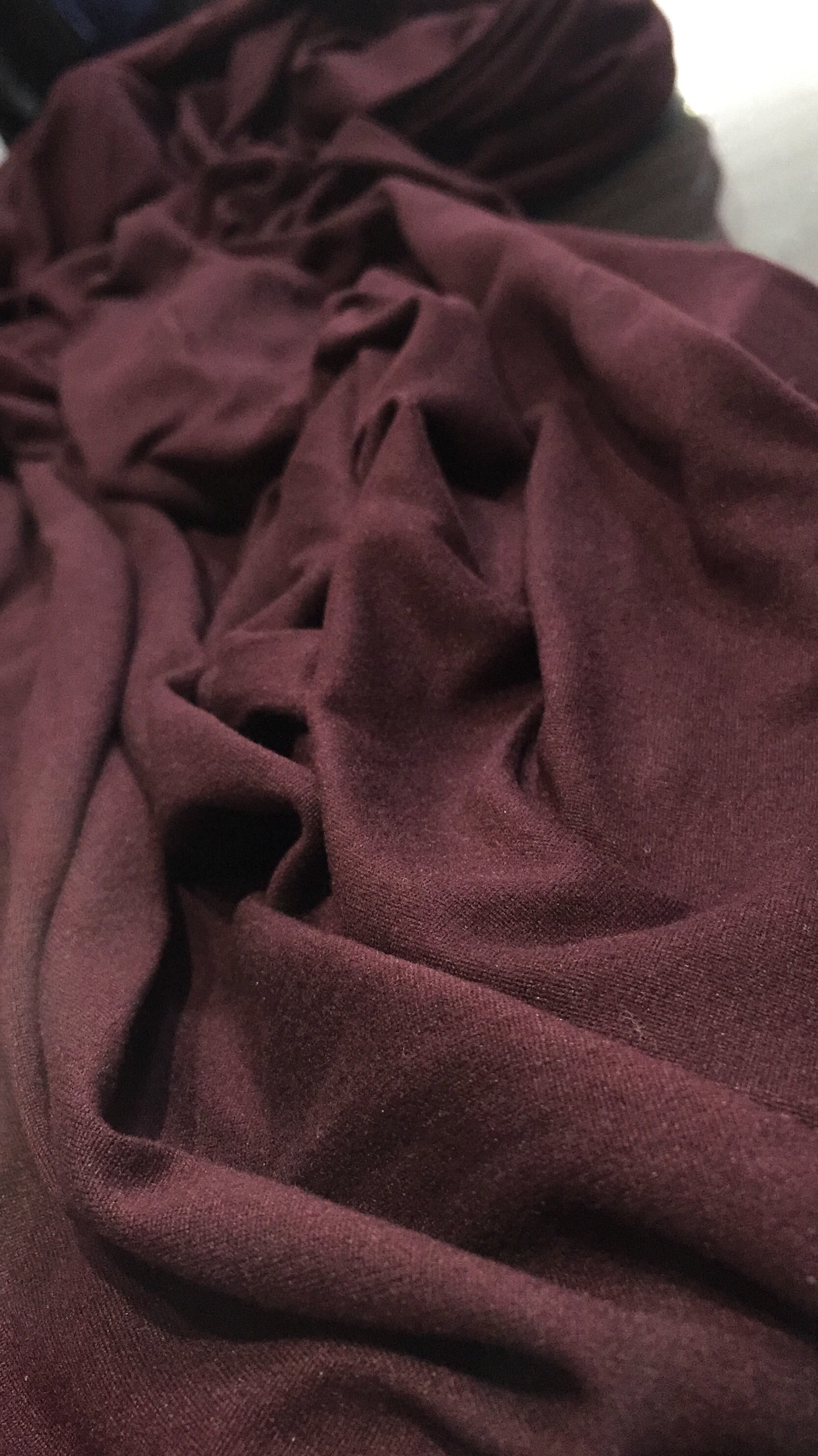 Premium Burgundy Maxi Jersey Hijab