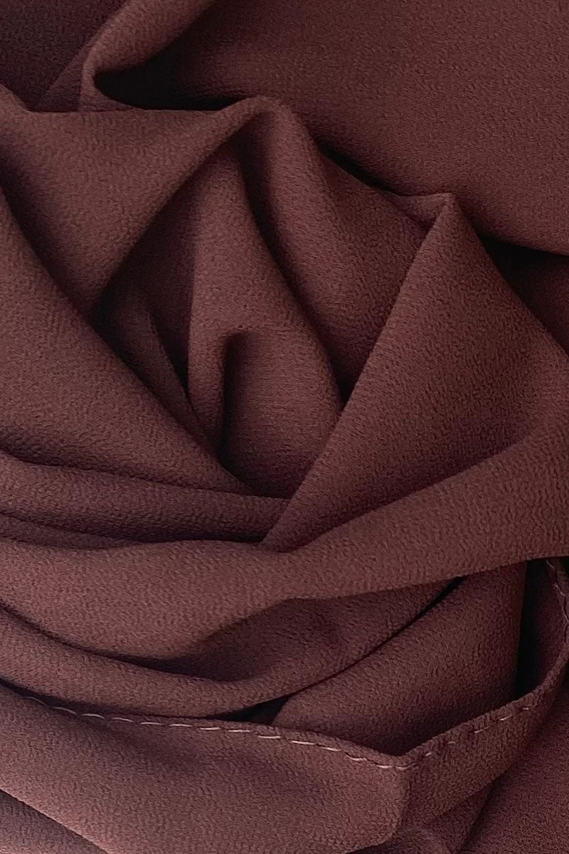 Mahogany Brown- Chiffon Hijab