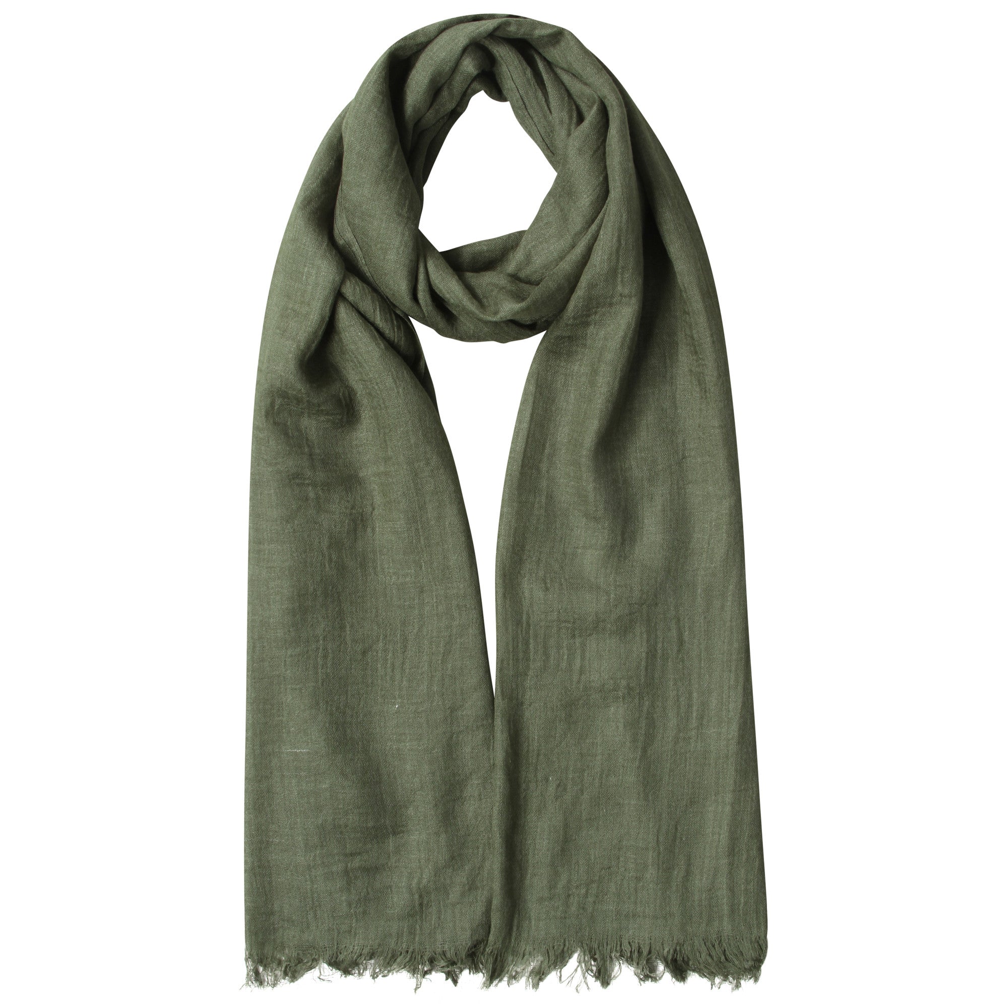 Medium Olive | Luxury Cotton Modal Hijab