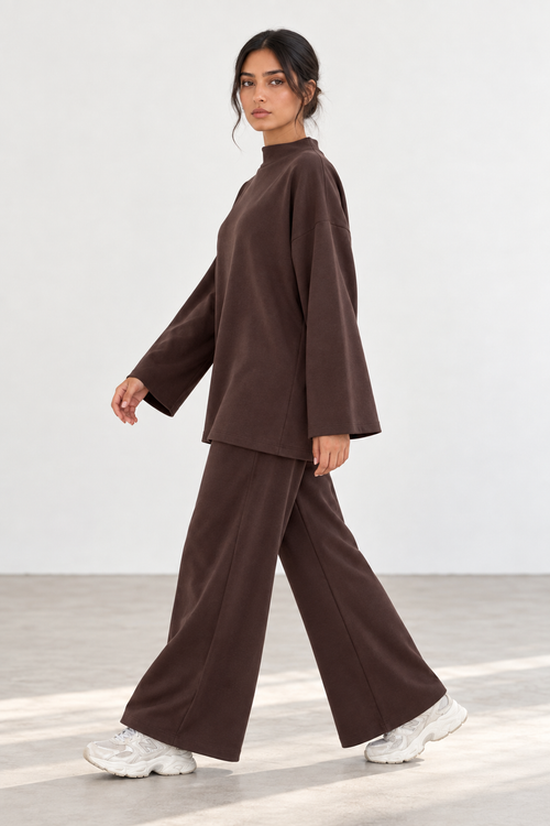 SOFT MODAL HIGH-NECK COORD