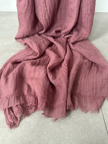 Cocoa Brown Cotton Mix Hijab