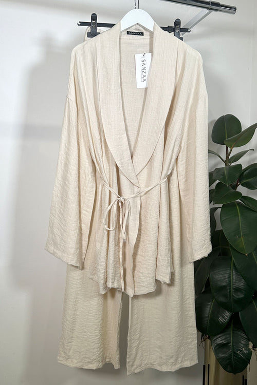 LEILA TWO PIECE COORD IVORY