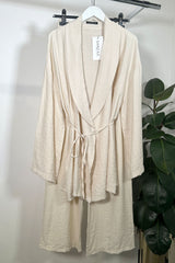 LEILA TWO PIECE COORD IVORY