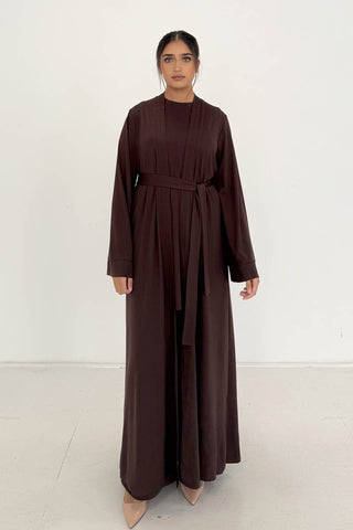 MAHIN TWO-PIECE KNIT SET BLACK