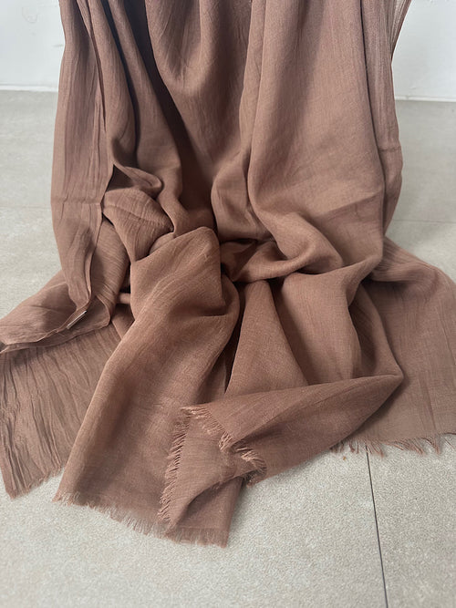 Mocha | Cotton mix hijab