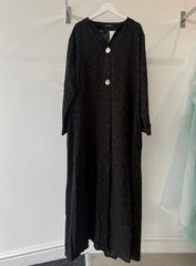 HANI GOLD BUTTON MAXI BLACK