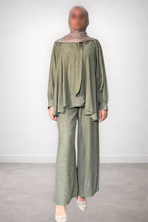 CIARA TIE COORD KHAKI