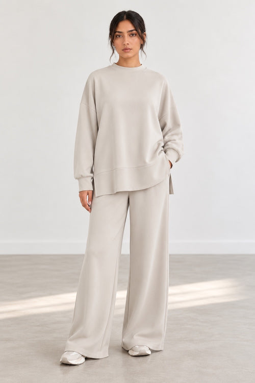 SOFT MODAL ROUND-NECK CO-ORD