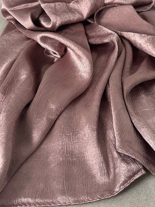 Mauve  | Crush silk touch hijab