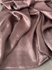 Mauve  | Crush silk touch hijab