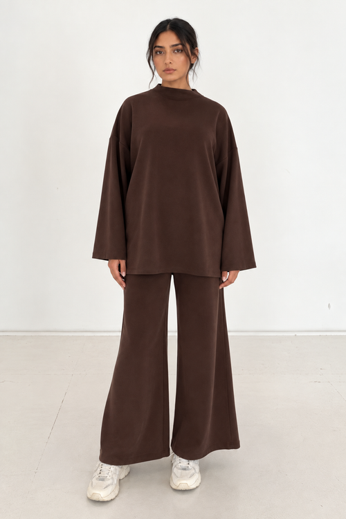 SOFT MODAL HIGH-NECK COORD