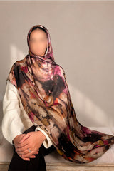 Marble Print Hijab ROSE