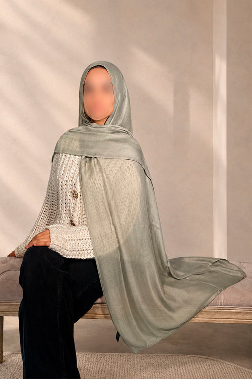 Soft Sage Modal Hijab