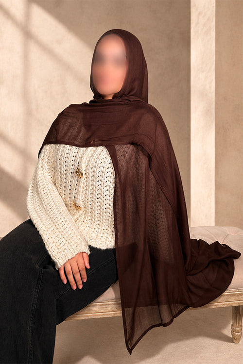 Deep Cocoa Modal Hijab