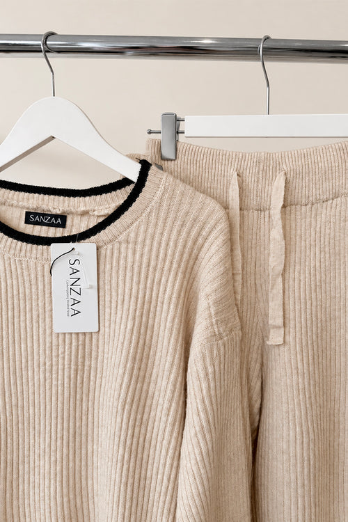 LIVA CONTRAST KNIT CO-ORD
