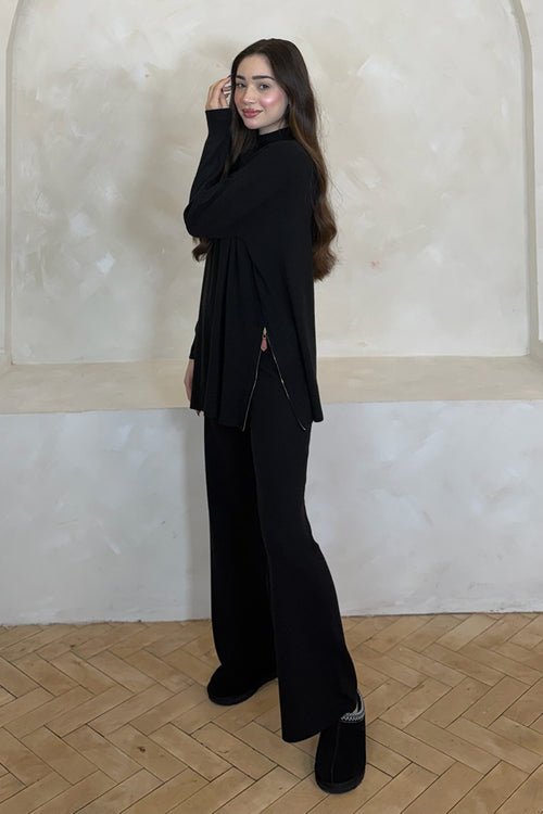 AMELLE COORD SET BLACK