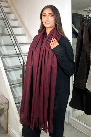 WOOLY SCARF LIGHT MOCHA