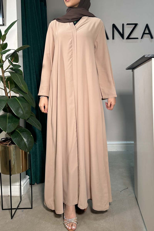 CLASSIC FLARE ABAYA BEIGE