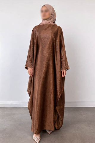 Marble Tie-Dye Kaftan Green