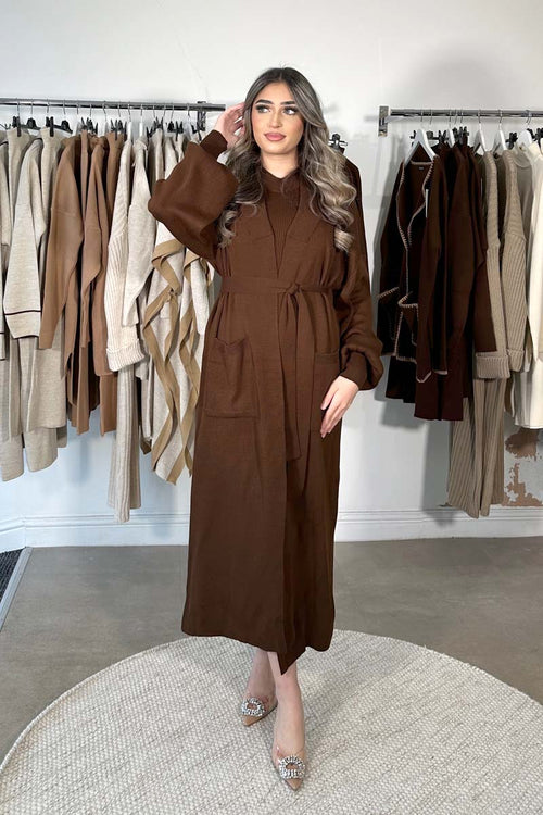 ALASKA TWO-PIECE SET BROWN