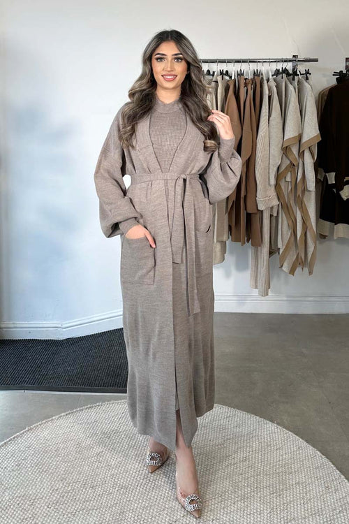 ALASKA TWO-PIECE SET Mocha