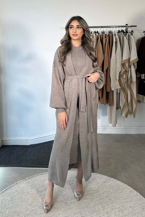 ALASKA TWO-PIECE SET Mocha