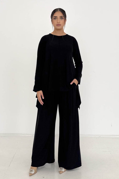 ASYMMETRIC DRAPE COORD SET